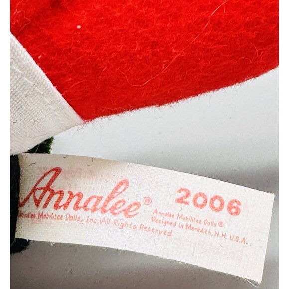 Annalee Santa with Box of Christmas Ornaments Mobilitee Doll Figure 8 inch - Picture 9 of 10